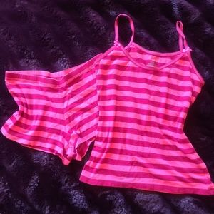 Sleepwear Pink pajama shorts set. Size medium